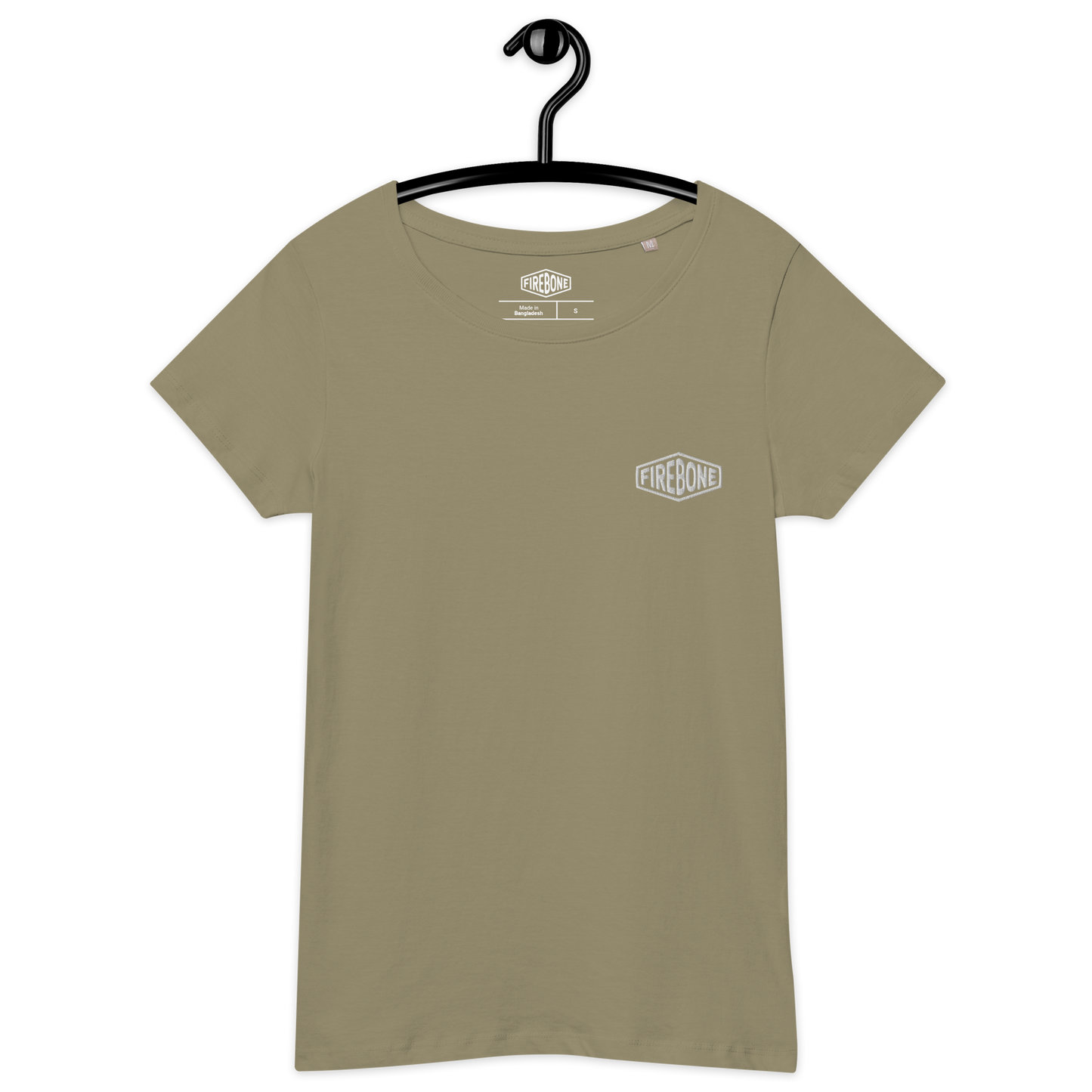 Lightning quick - Olive green tiger organic t-shirt - Firebone