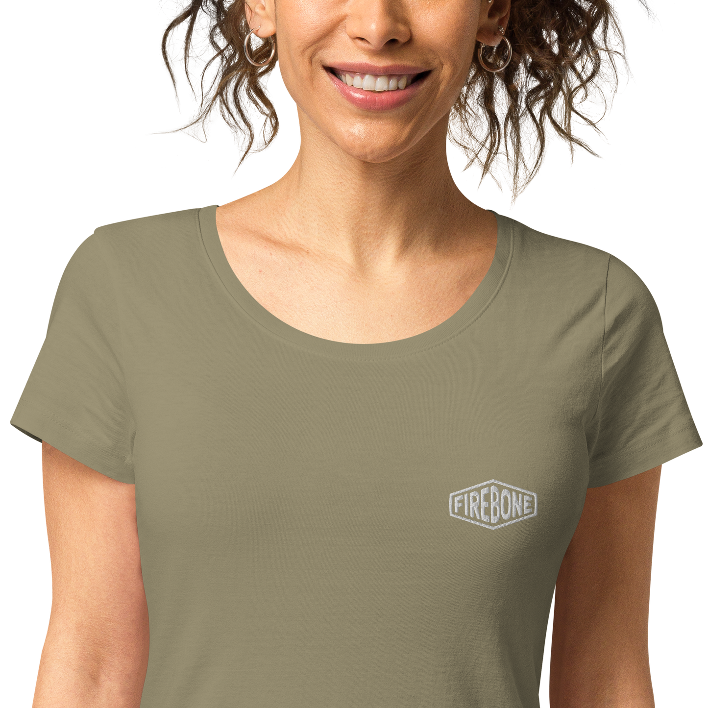 Lightning quick - Olive green tiger organic t-shirt - Firebone