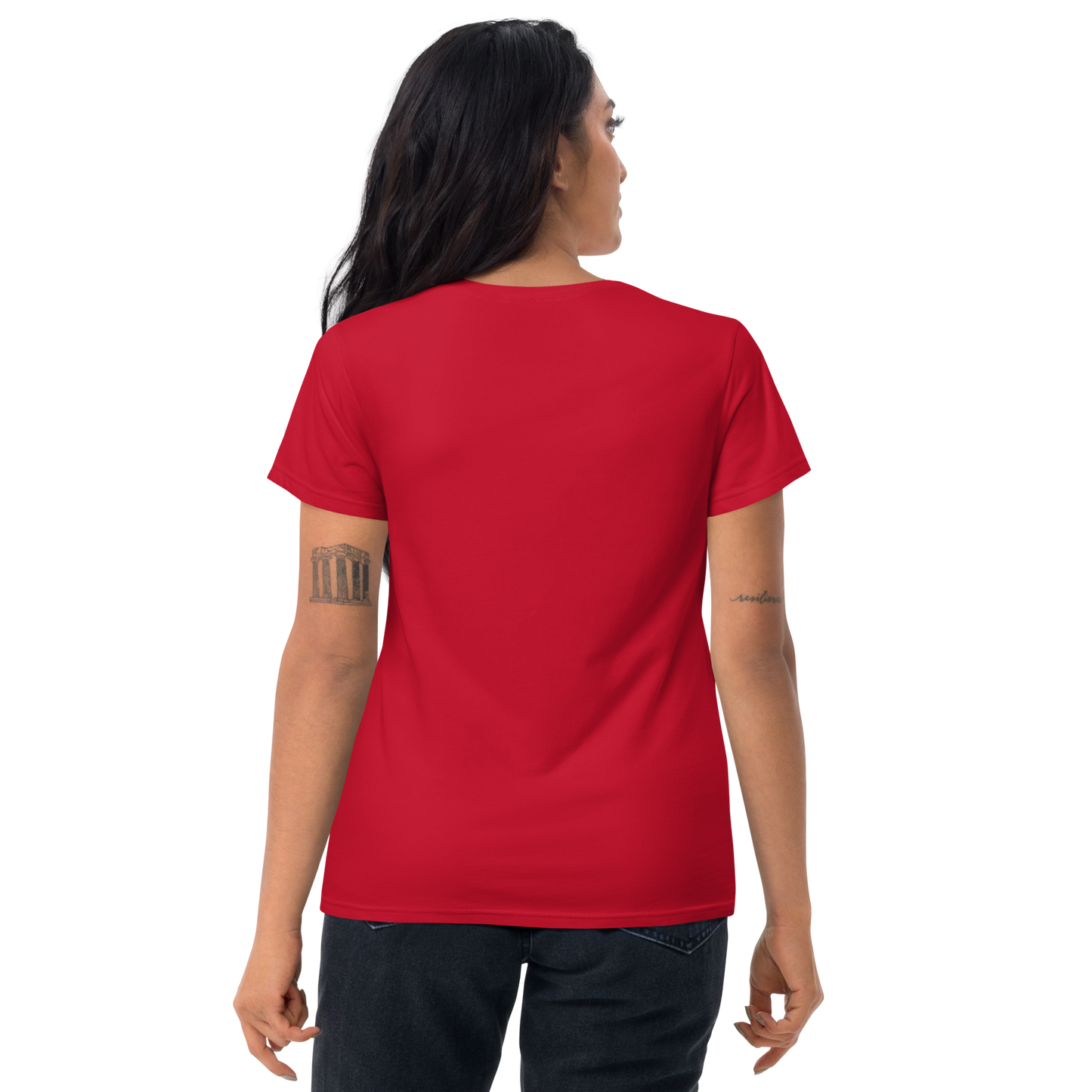 Stay brave - Red tiger short sleeve t-shirt - Firebone