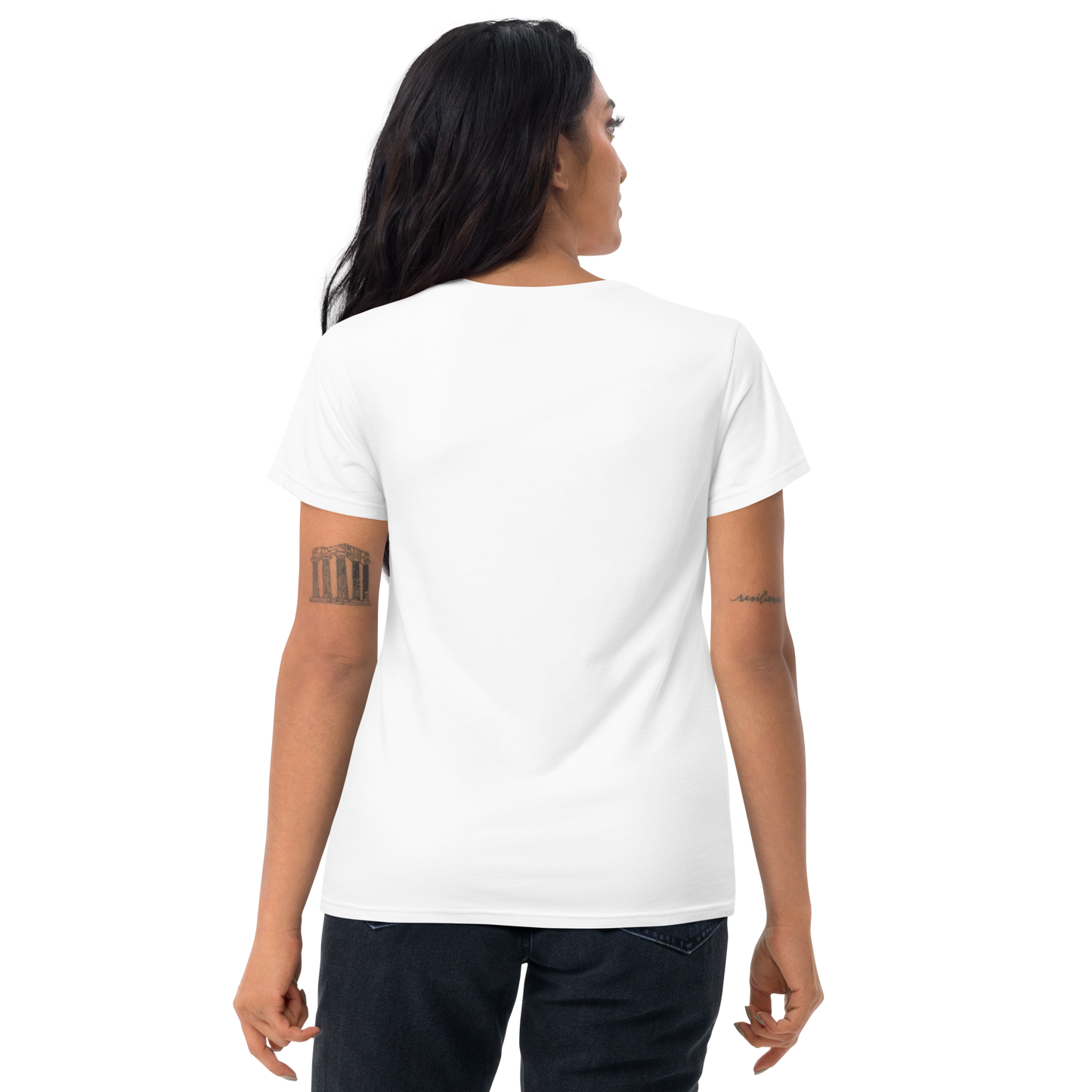 Firebone steel - Black on white short sleeve t-shirt - Firebone