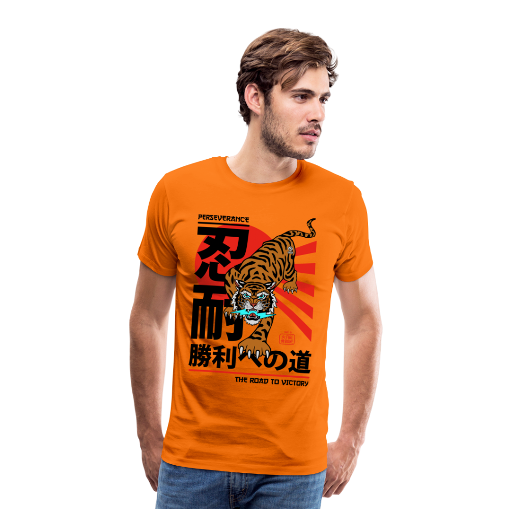 The Road to Victory - Orange - Men’s Premium T-Shirt - orange