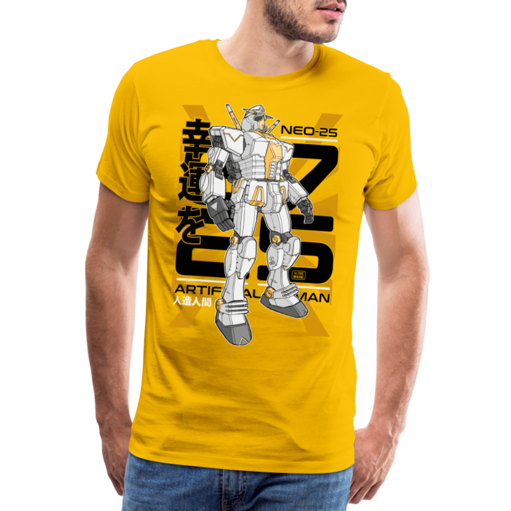 Neo-25 Robot - Men’s Premium T-Shirt - sun yellow