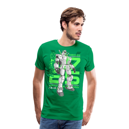 Neo-25 Robot Green - Men’s Premium T-Shirt - kelly green