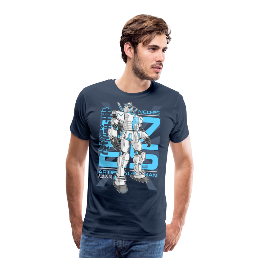 Neo-25 Robot Navy - Men’s Premium T-Shirt - navy