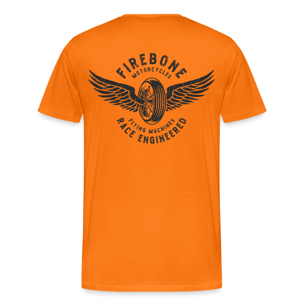 Guts before Glory - Vintage engine t-shirt - orange