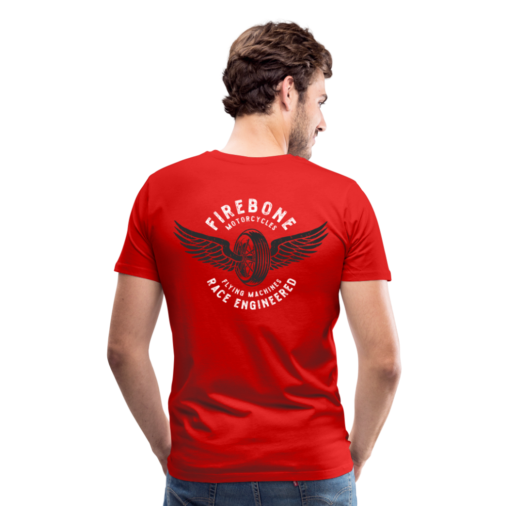 Guts before Glory - Vintage engine t-shirt - red