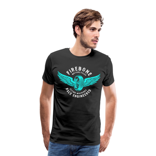 Flying machine - Vintage t-shirt - black