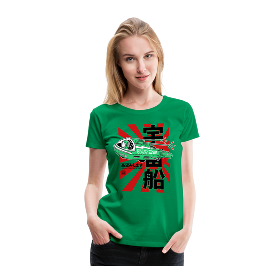 Filthy Quick Space Ship - Premium T-Shirt - kelly green