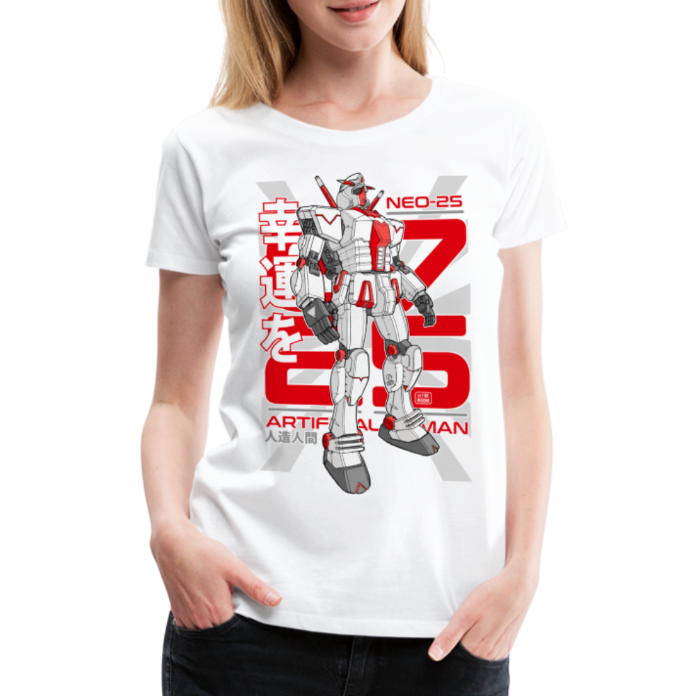 Neo-25 Robt - Premium T-Shirt - white