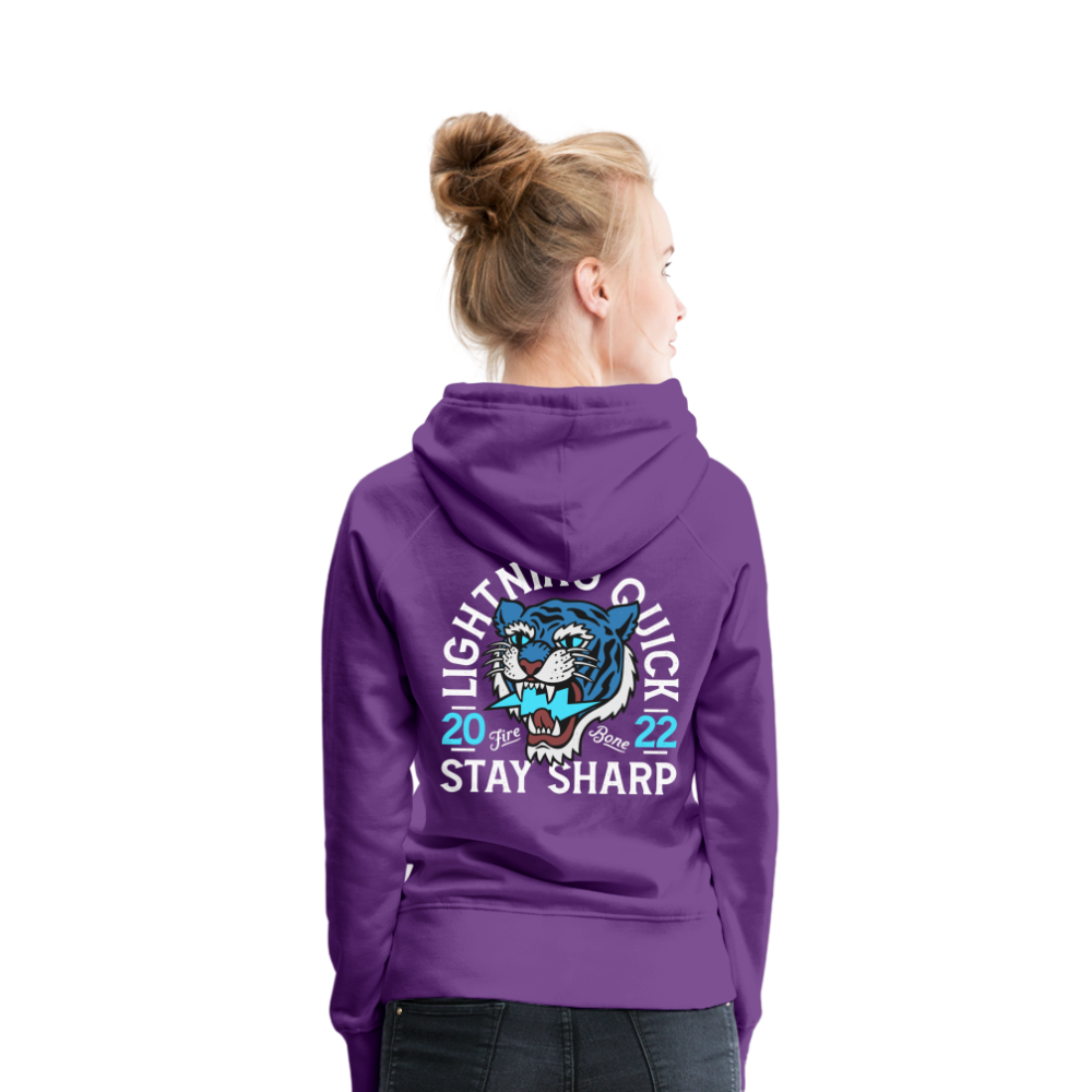 Lightning Quick - Premium Hoodie - purple