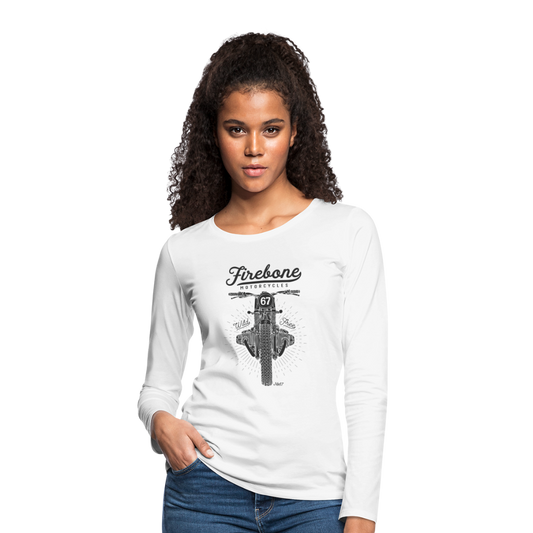 Wild and Free - Premium Long sleeve Shirt - white