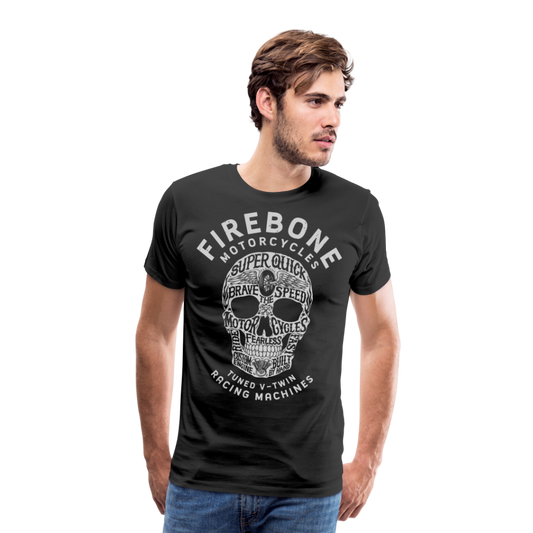 Super Quick Skull - Men’s Premium T-Shirt - black