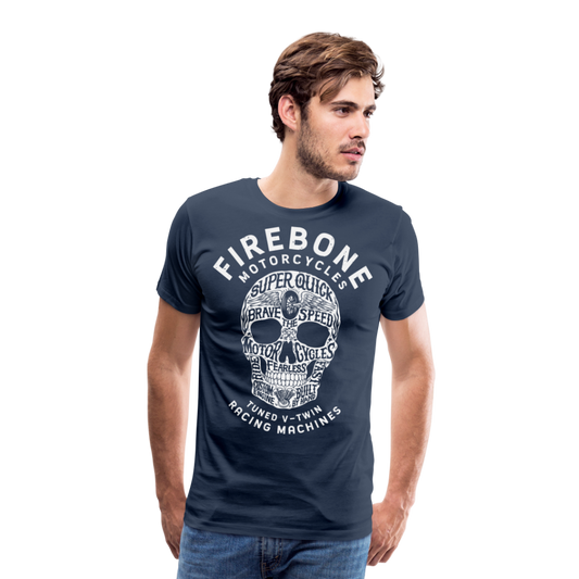 Super Quick Skullz - Men’s Premium T-Shirt - navy