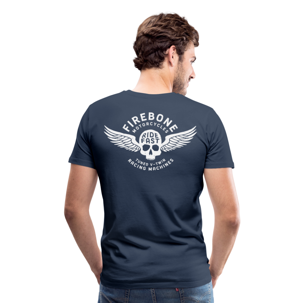 Super Quick Skullz - Men’s Premium T-Shirt - navy