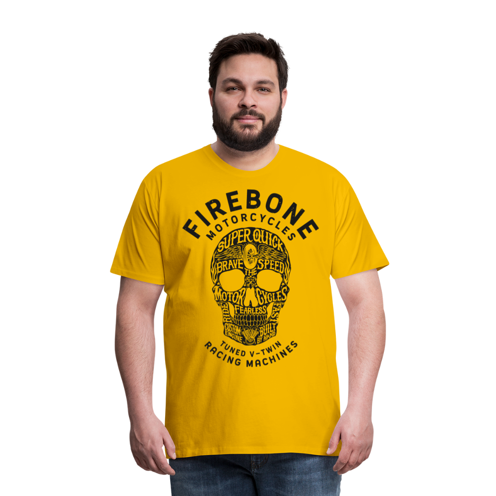 Super Quick Skullz - Men’s Premium T-Shirt - sun yellow