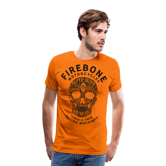 Super Quick Skullz - Men’s Premium T-Shirt - orange