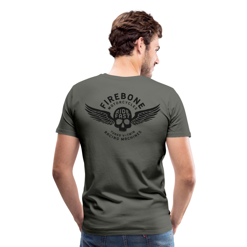 Super Quick Skullz - Men’s Premium T-Shirt - asphalt