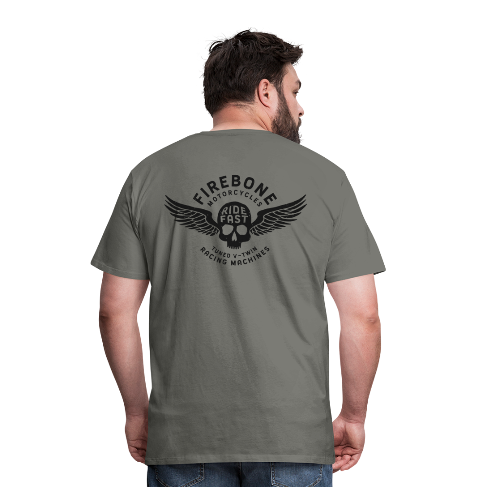 Super Quick Skullz - Men’s Premium T-Shirt - asphalt