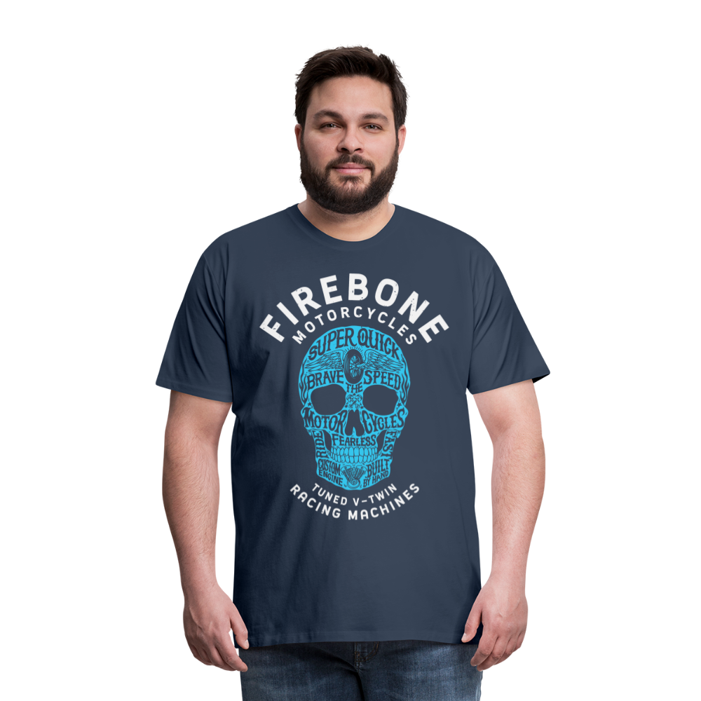 Super Quick Skullz - Men’s Premium T-Shirt - navy