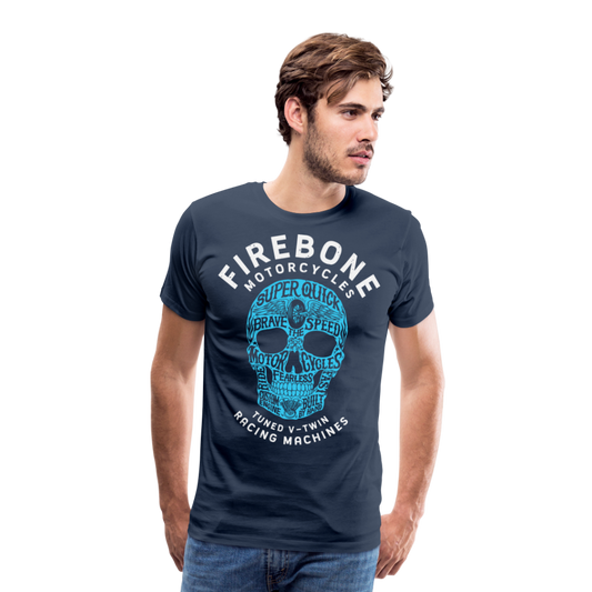 Super Quick Skullz - Men’s Premium T-Shirt - navy