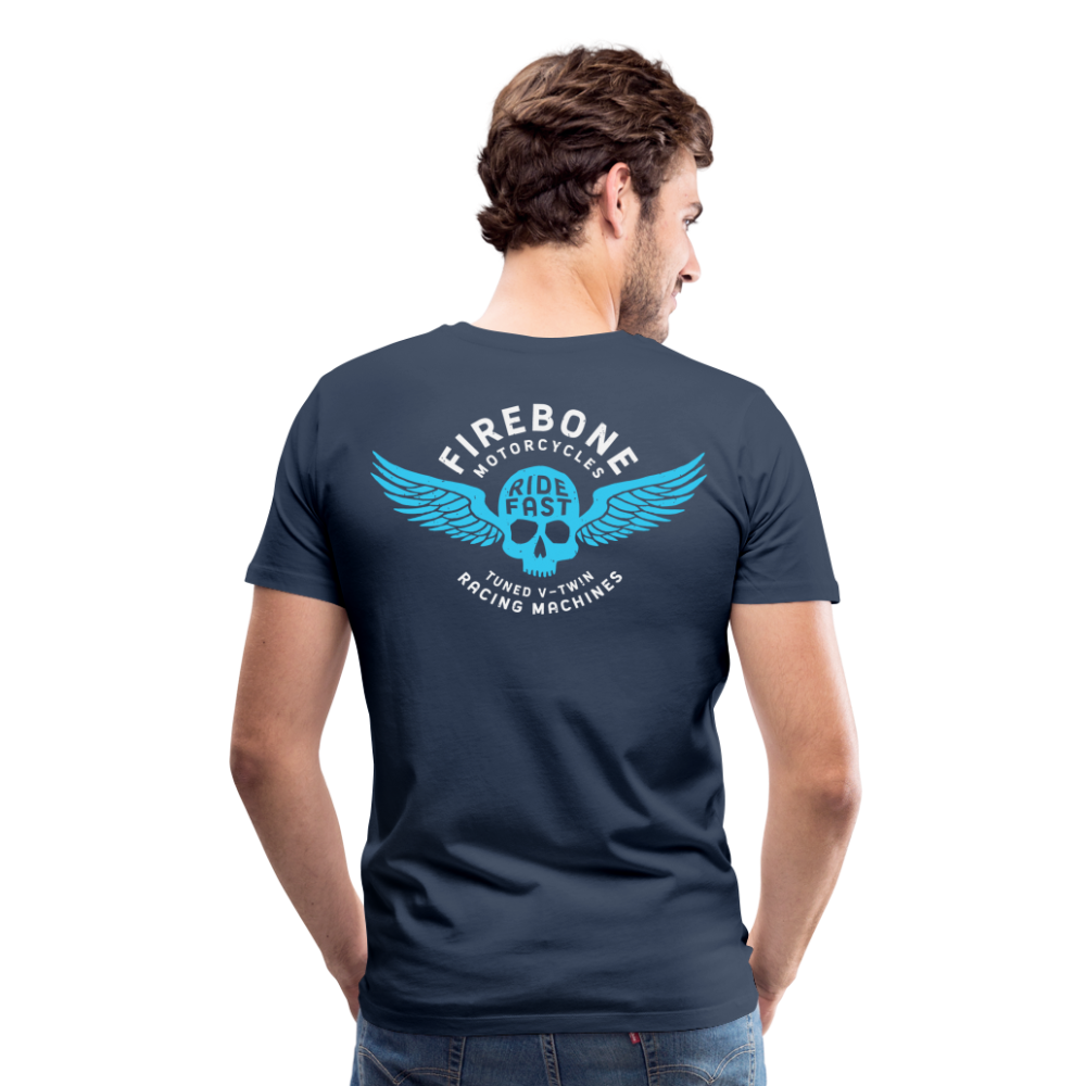 Super Quick Skullz - Men’s Premium T-Shirt - navy