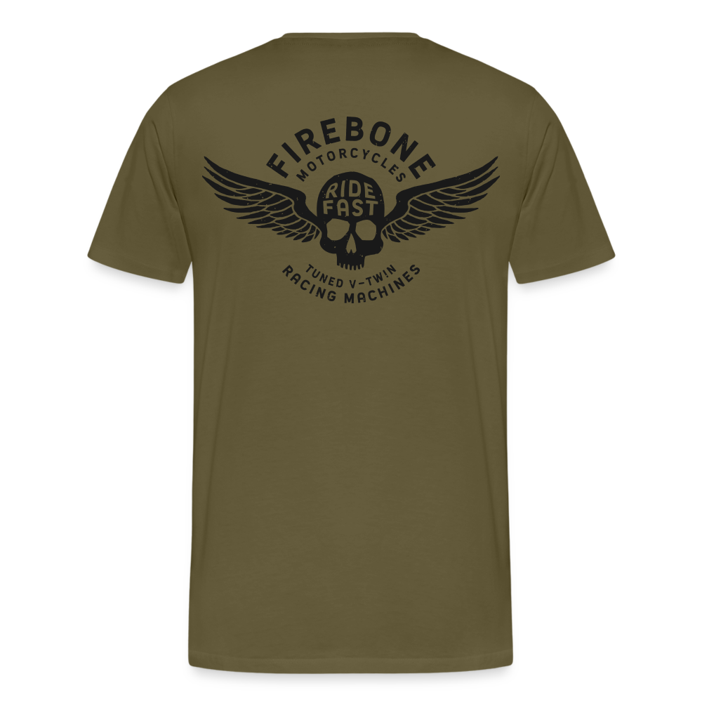 Super Quick Skullz - Men’s Premium T-Shirt - khaki