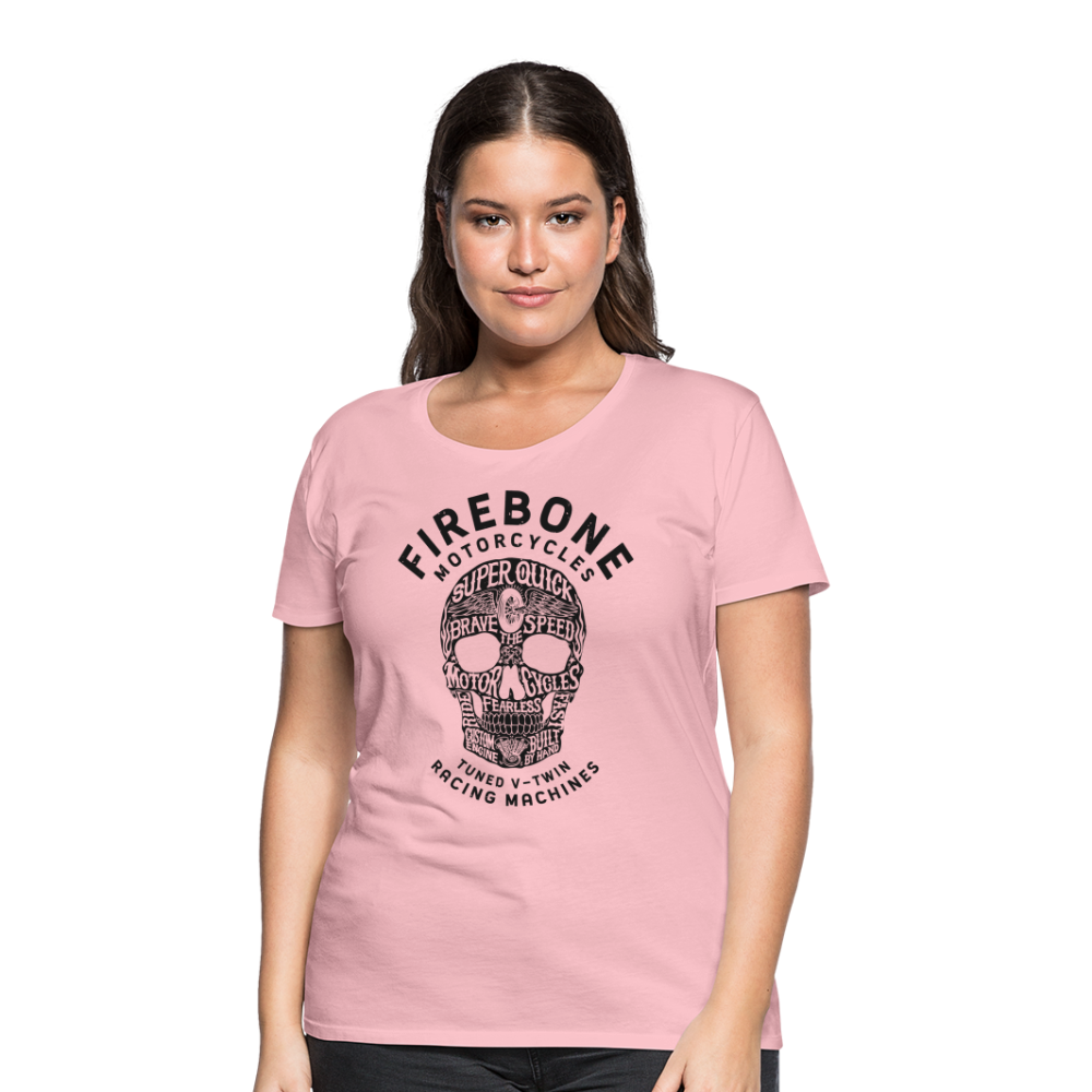 Super Quick Skullz - Women’s Premium T-Shirt - rose shadow