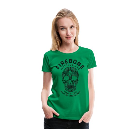 Super Quick Skullz - Women’s Premium T-Shirt - kelly green