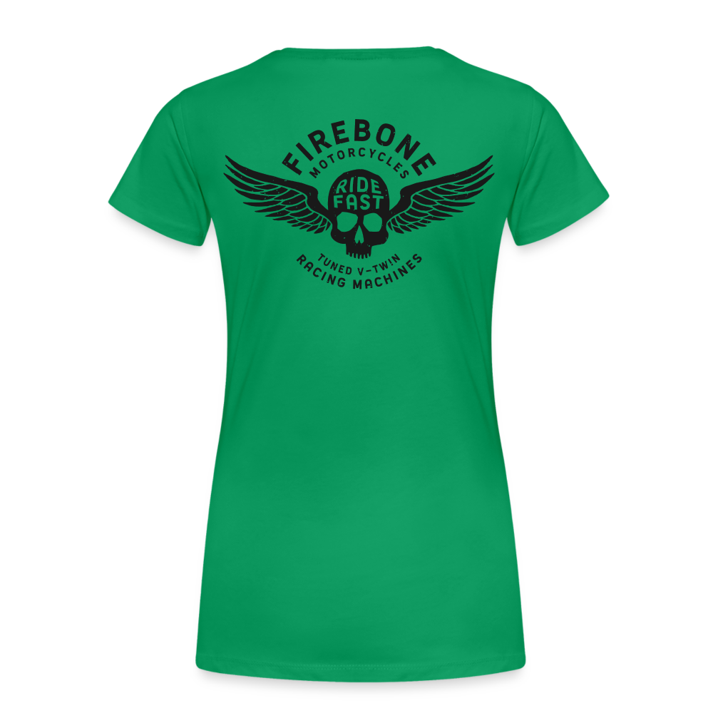 Super Quick Skullz - Women’s Premium T-Shirt - kelly green