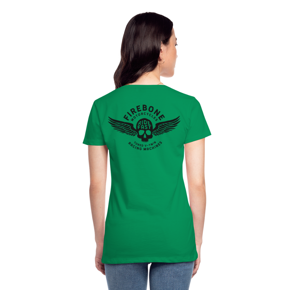 Super Quick Skullz - Women’s Premium T-Shirt - kelly green