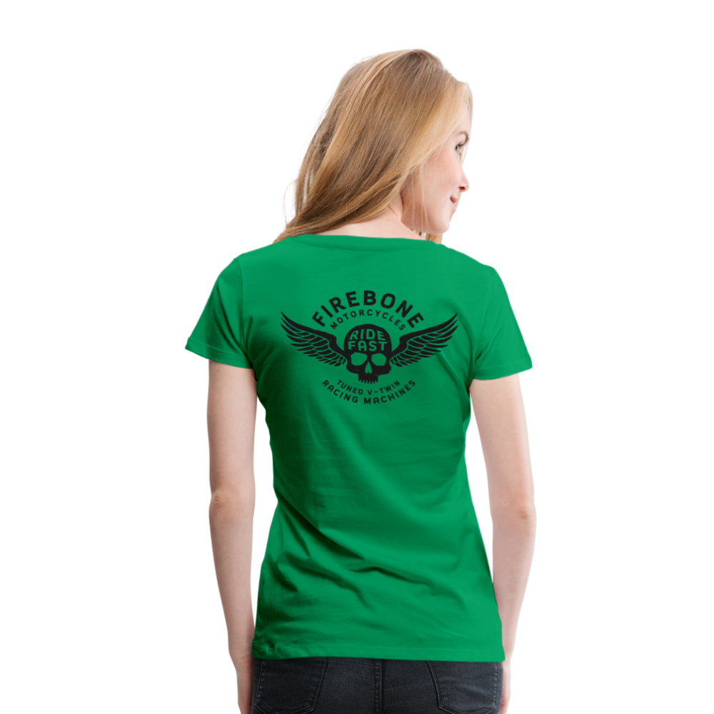 Super Quick Skullz - Women’s Premium T-Shirt - kelly green