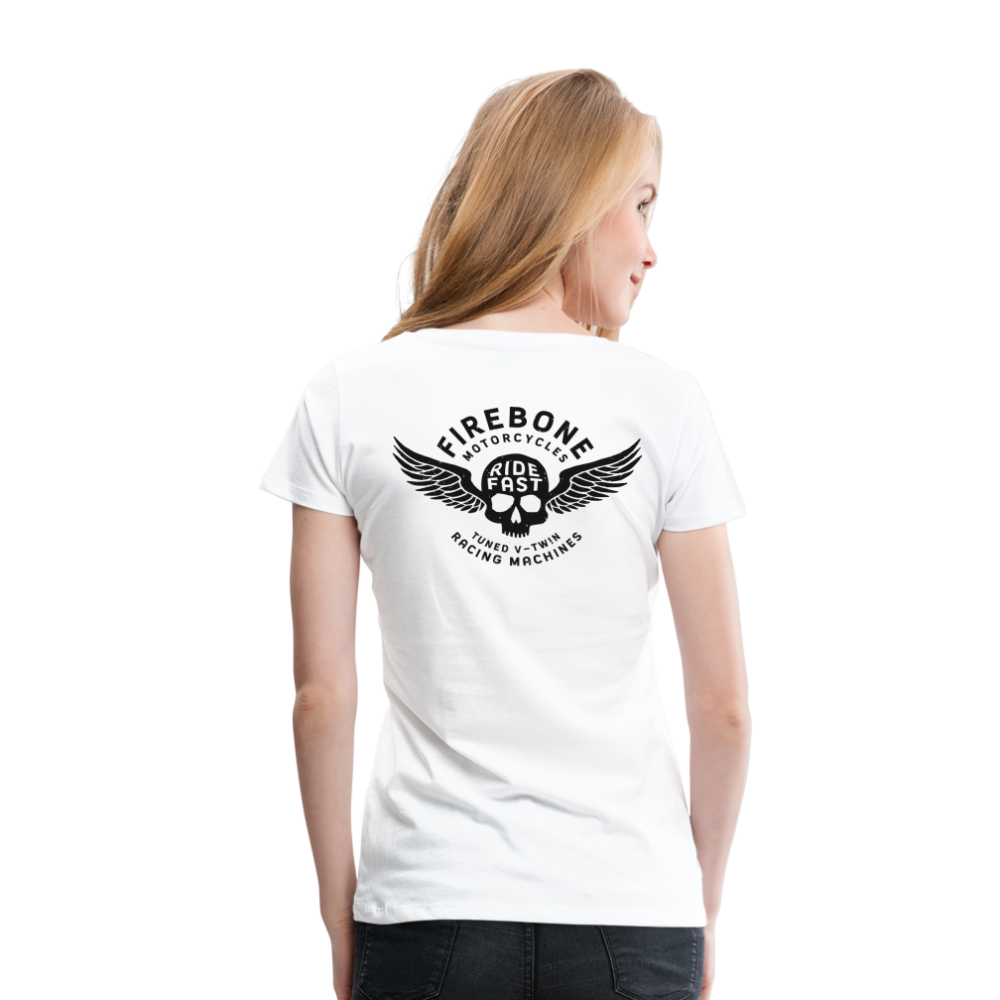 Super Quick Skullz - Women’s White Premium T-Shirt - white