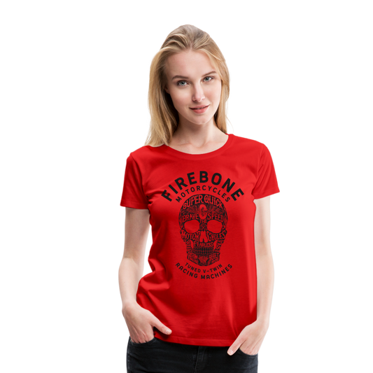 Super Quick Skullz - Women’s Red Premium T-Shirt - red