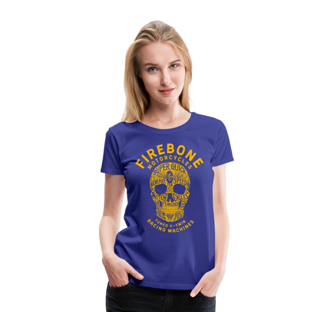 Super Quick Skullz - Women’s Purple Premium T-Shirt - royal blue