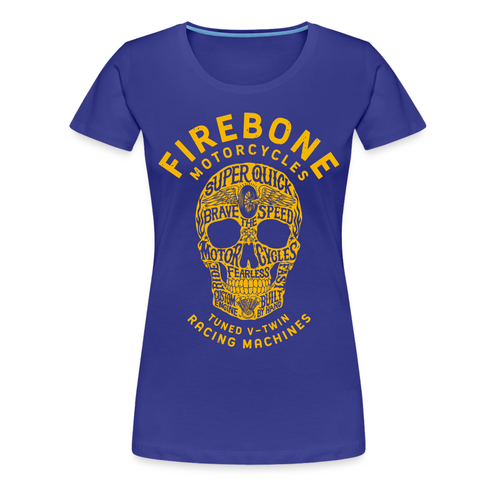 Super Quick Skullz - Women’s Purple Premium T-Shirt - royal blue