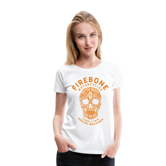 Super Quick Skullz - Women’s White Premium T-Shirt - white