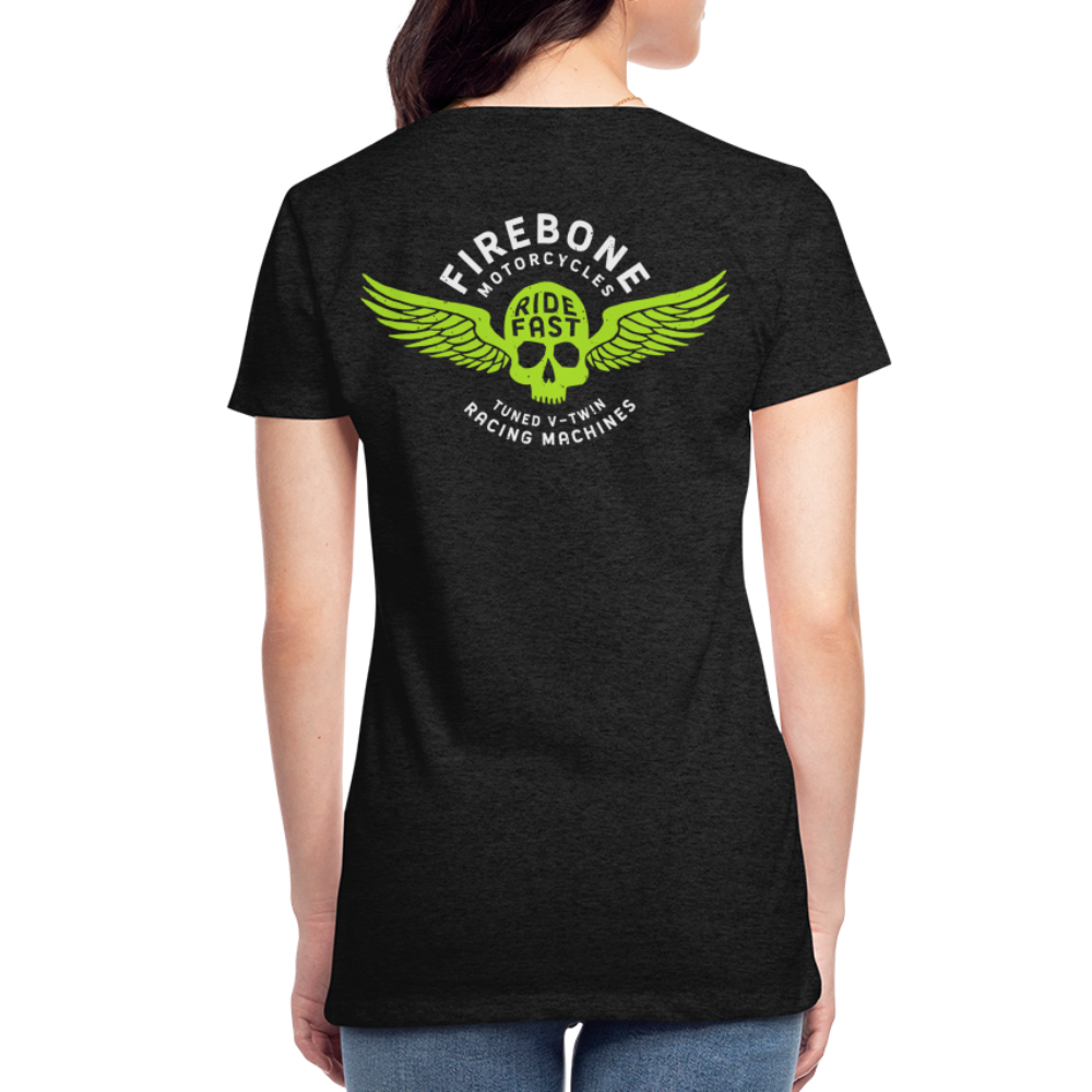 Super Quick Skullz - Charcoal Grey Women’s Premium T-Shirt - charcoal grey