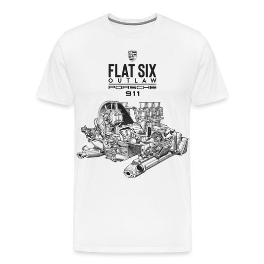 Men’s Porsche Outlaw Premium T-Shirt - white