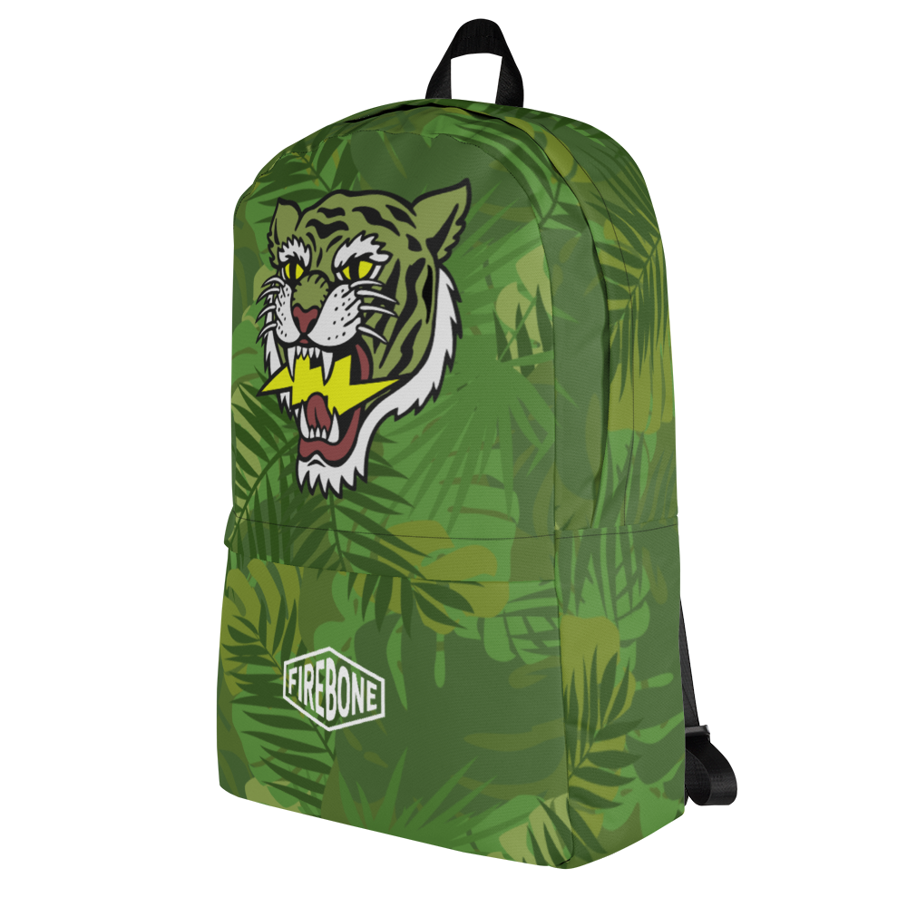 Jungle tiger - Green backpack - Firebone