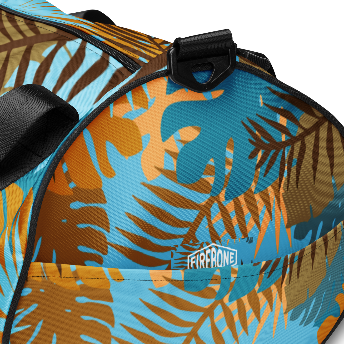 Jungle tiger - Autumn and blue gym bag - Firebone