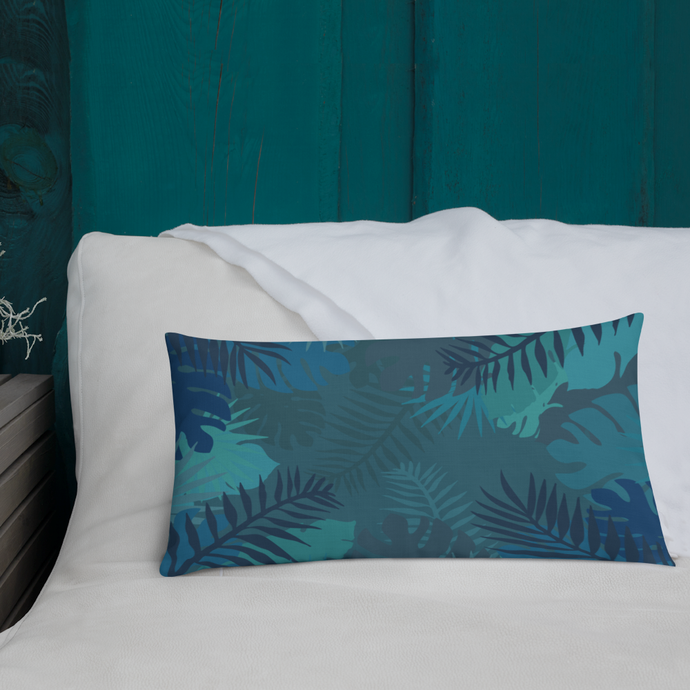 Stay Defiant Tiger  - Blue jungle premium cushion - Firebone