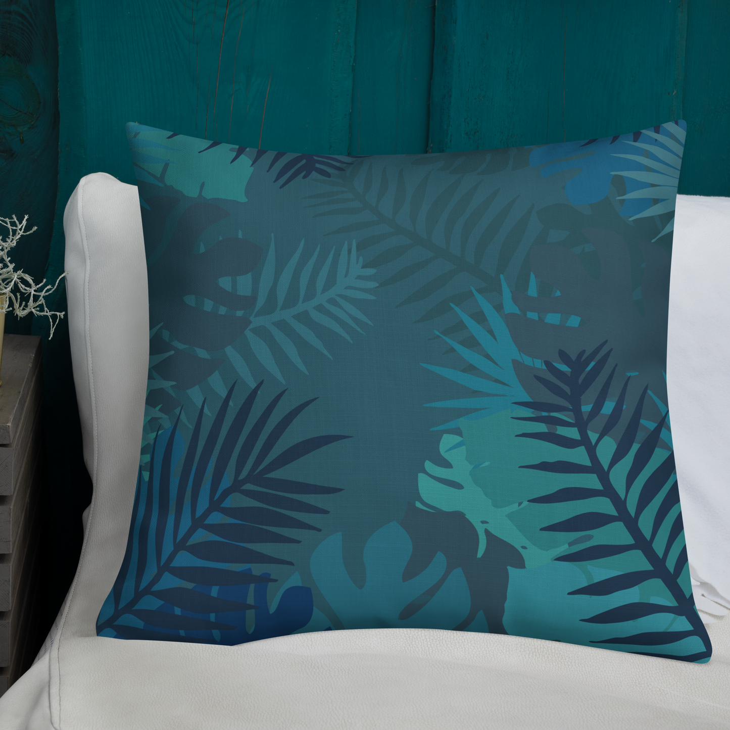 Stay Defiant Tiger  - Blue jungle premium cushion - Firebone