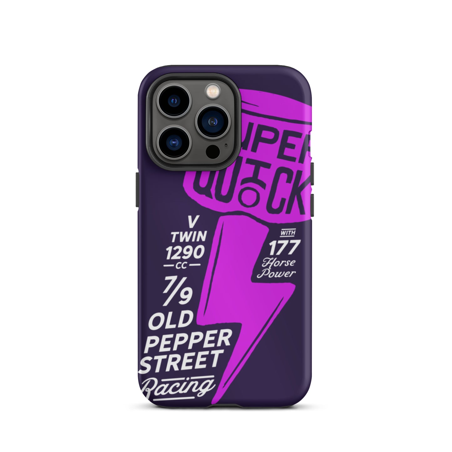 Super Quick Piston - Purple tough iPhone case - Firebone