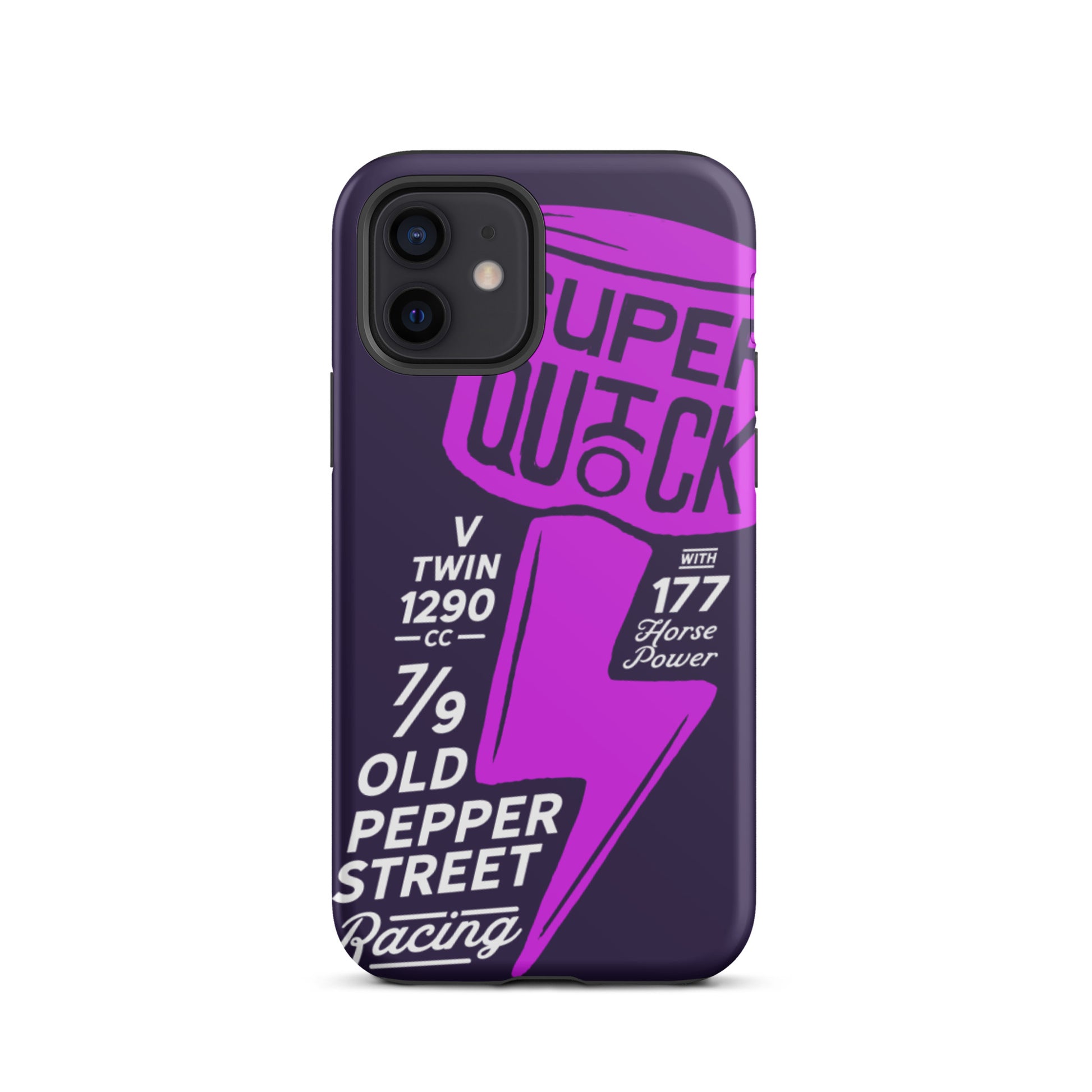 Super Quick Piston - Purple tough iPhone case - Firebone