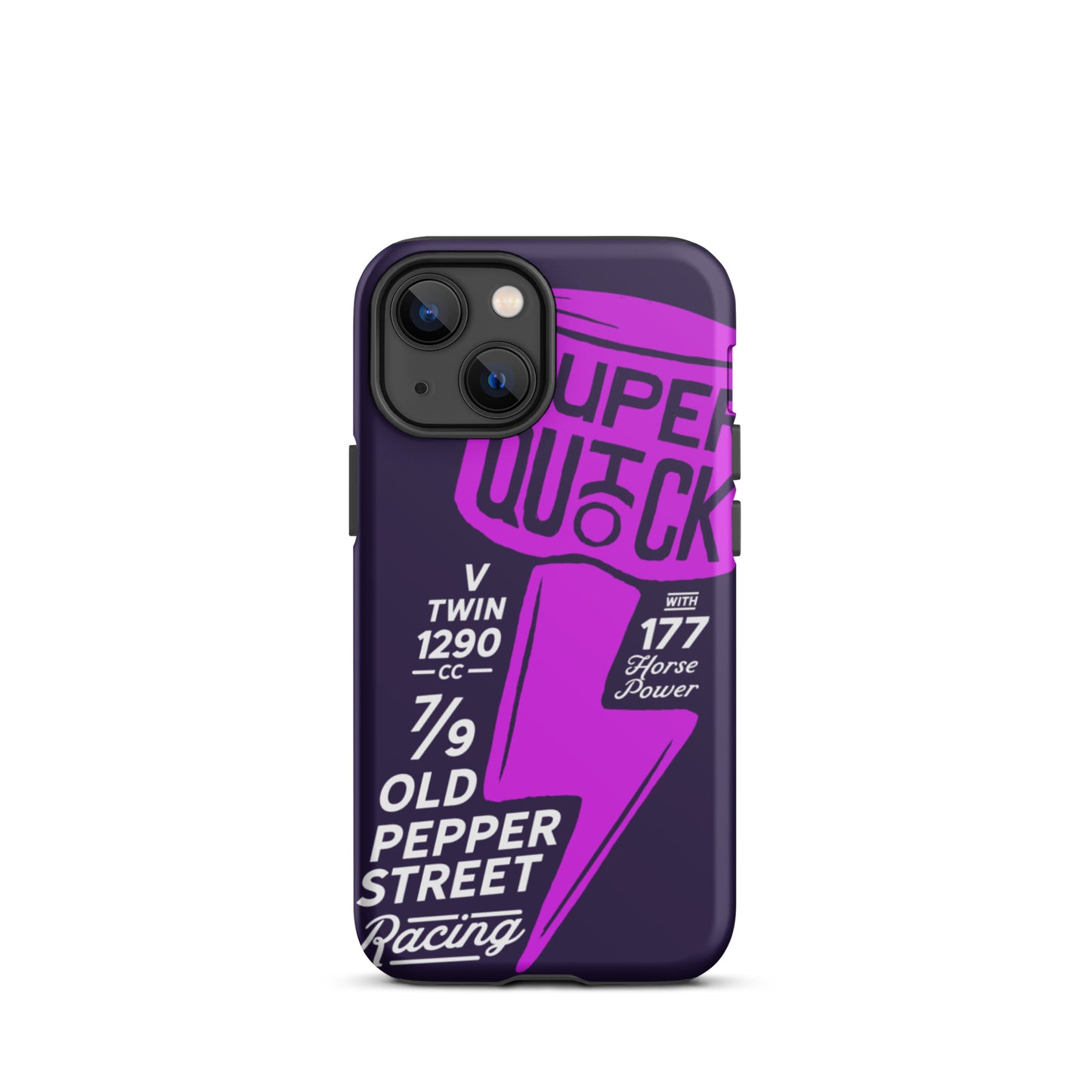 Super Quick Piston - Purple tough iPhone case - Firebone