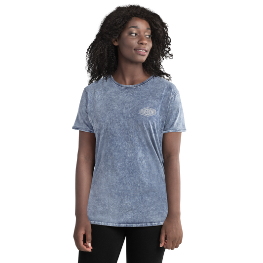 Firebone logo - Blue denim t-shirt - Firebone