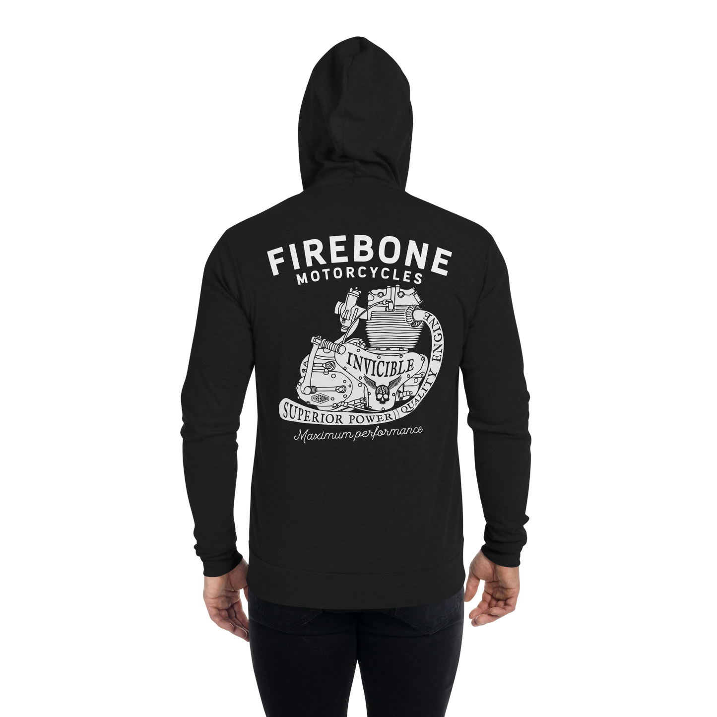 Race Engine 68 - Zip hoodie - Firebone