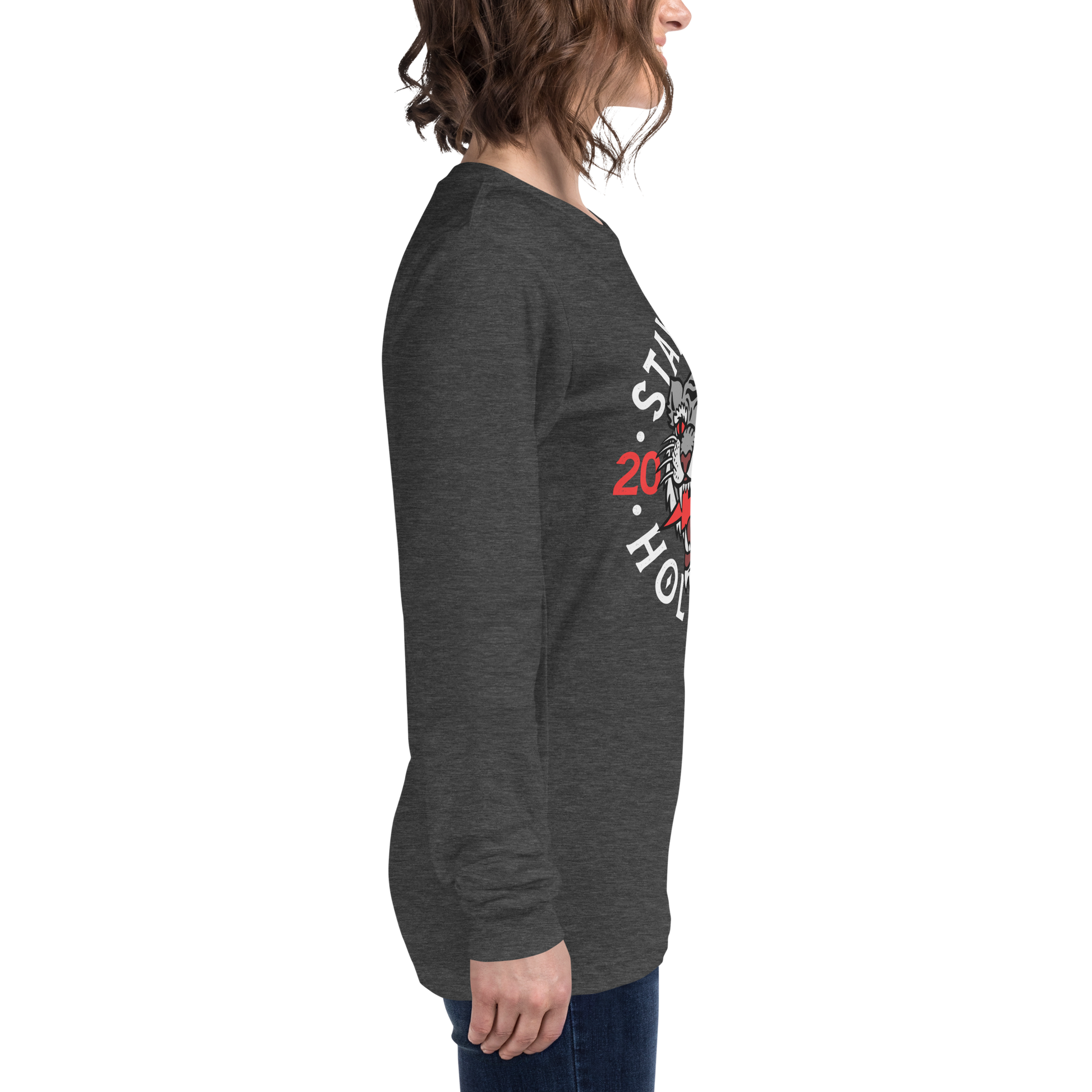 Stay bold - Grey long sleeve tee - Firebone