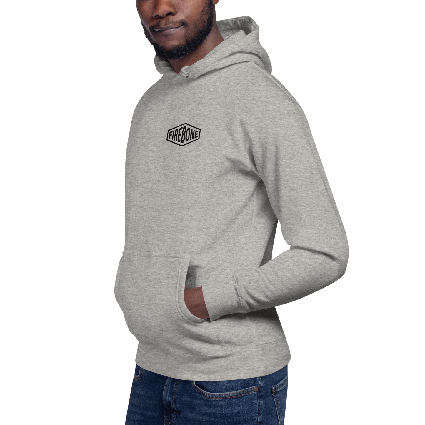 Wheels and Wings - Light grey hoodie - Firebone