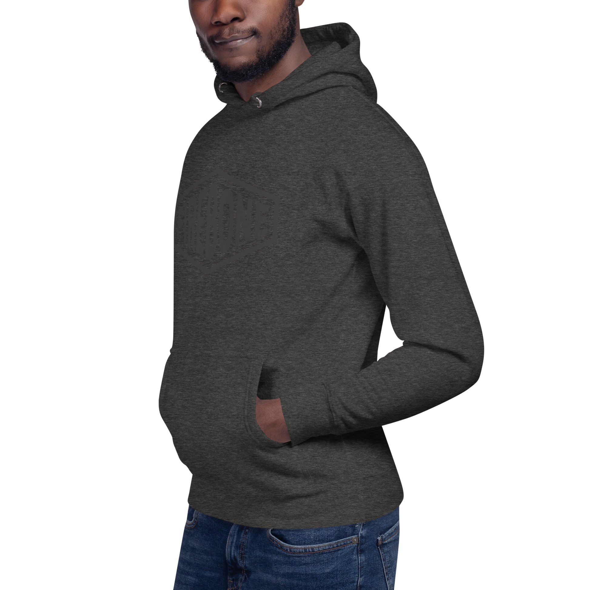 Stay Brave - Dark grey hoodie - Firebone